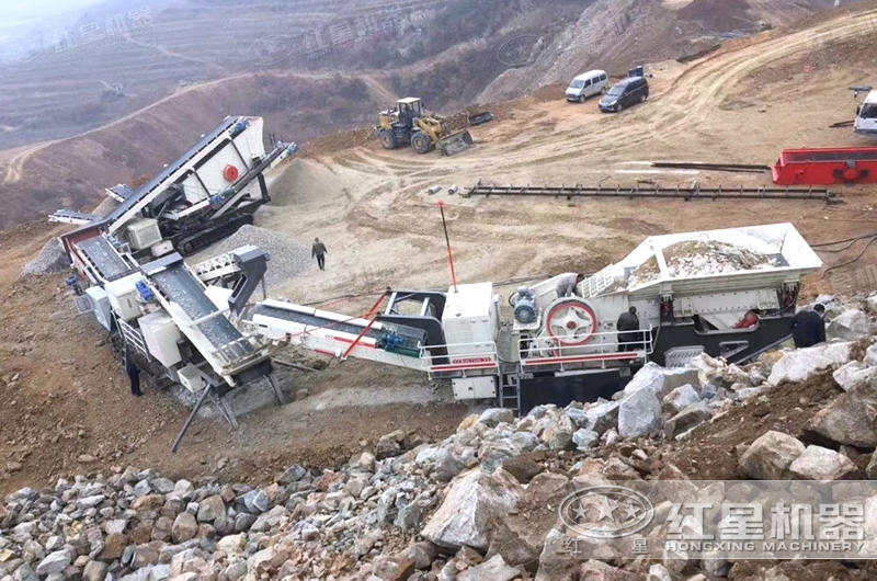 成套流动石子破碎机生产线 成套流动石子破碎机生产线